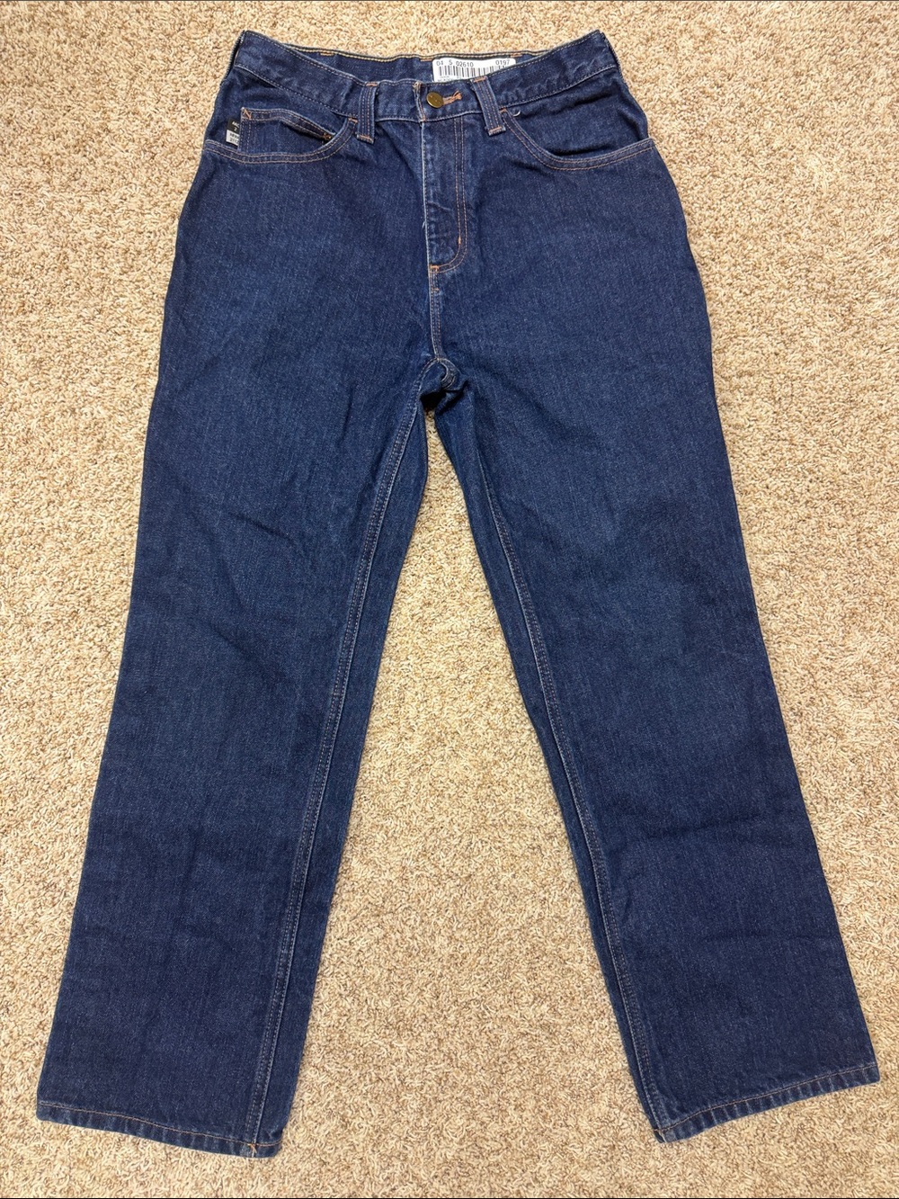 Carhartt FR Flame Resistant Jeans 30x30 Dark Wash Workwear